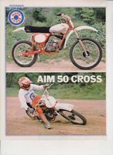 advertising TEST MOTO AIM  CROSS 50 1978 MOTOITALIANE MOTOCROSS EPOCA VINTAGE MX