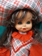 Bambola vintage anni '70 Mattel viso Ratti, altezza 50 cm