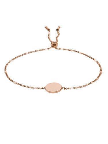 Bracciale donna fossil acciaio - bracciale,