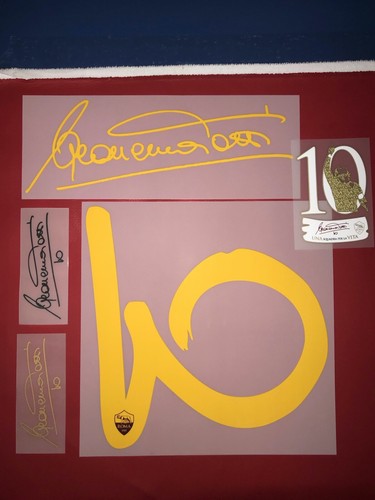 Addio totti firma - 10, x