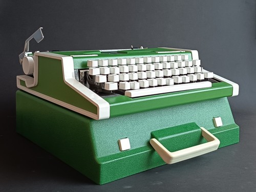 Macchina scrivere verde - macchina, da