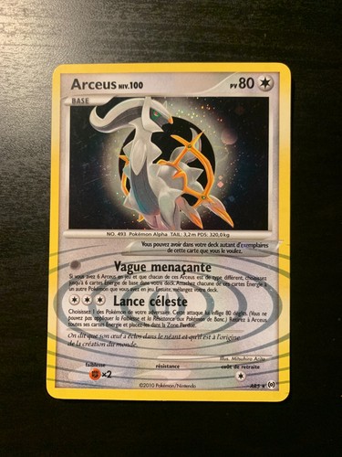 Carte pokémon arceus ar5 - :,