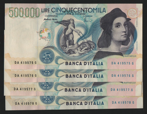 500000 lire raffaello sanzio - 500000,