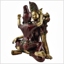 Buddha Shakti Shiva ottone