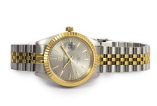 Cavadini Orologio Leonardo CV-330JN Data Bi-Colore Nastro 5-reihig Pearl XL Grau