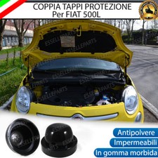 2 TAPPO COPRIFARO CUFFIA IN GOMMA FIAT 500L PER KIT A LED, E KIT XENON