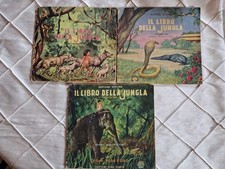 Il Libro Della Giungla 3 Vol. Collana Rosa D'oro Gino Conte 1951 A3