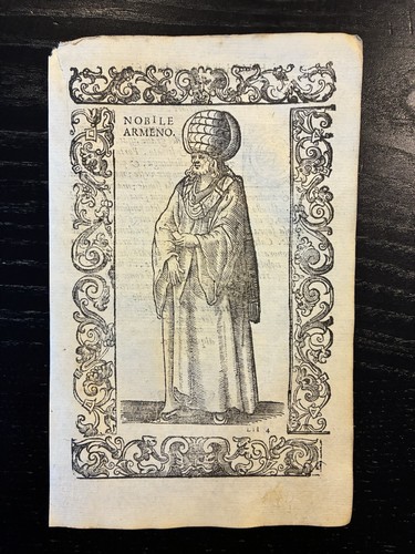 1590 nobile armeno xilografia - 1590,