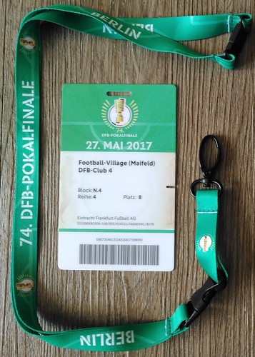 Vip pass dfb coppa finale - dfb, 2017