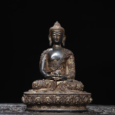 Antico tempio buddista bronzo