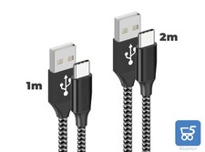 Cavo USB-USB Type C 1 Metro + Cavo USB-USB Type C 2 Metri per Iphone Smartphone