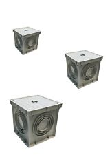 Pozzetto Elettrico di Derivazione in Plastica con Coperchio per Impianti 30x30