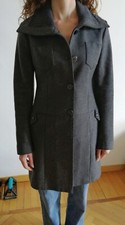 Cappotto grigio monopetto