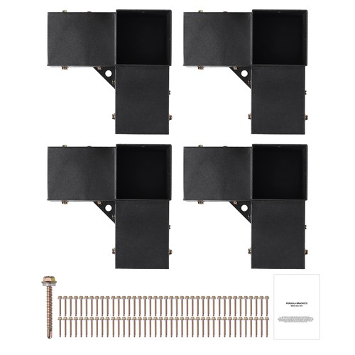 Kit supporto pergola 10x10cm - pergola,
