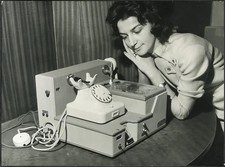 Foto vintage Segreteria telefonica automatica 1959 Ft 37301 - Stampa 18x13 cm