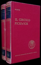 Dickens IL CIRCOLO PICKWICK 2 volumi Istituto Geografico De Agostini