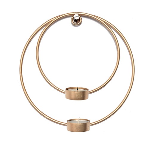 Set portacandele ferro - set, 2