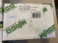 100X WAGO Abschlußplatte