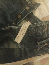 jeans uomo burberry Blu nuovi