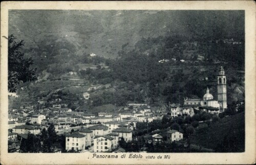 Cartolina edolo lombardia - edolo,