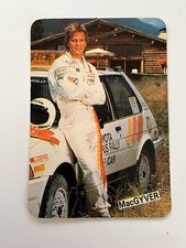 calendario tascabile vintage 1991 macgyver toyota pirelli serie tv #1131