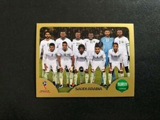 FIGURINA PANINI RUSSIA 2018 GOLD EDITION TEAM SAUDI ARABIA n 53 NUOVA CON VELINA