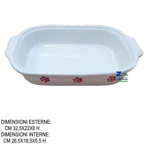 Teglia tegame ceramica - teglia, in