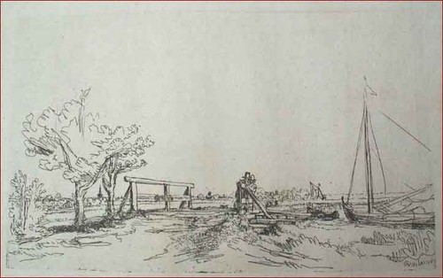The bridge six etching - six,