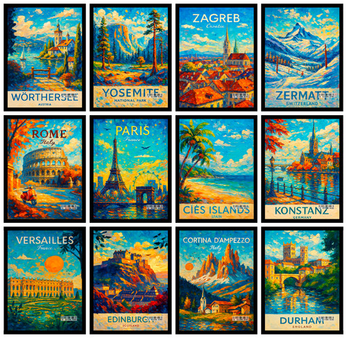 Stampa poster viaggio città - stampa,