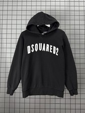 Felpa con cappuccio uomo Dsquared2 grande logo taglia M Doveri Pagati (USA)