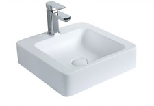 Lavandino bagno - lavandino moderno in pietra fusa - lavabo vasca - Genova - 16"