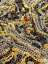 SCIARPA GIOIELLO IN METALLO TRICOLORE