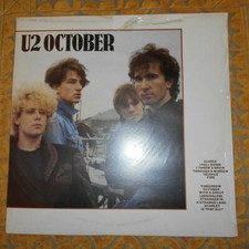 U2 OCTOBER - LP ITA - PALM LABEL - GREAT SHAPE - 