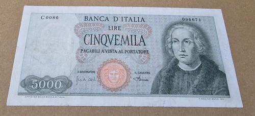 Rarissima cinquemila 5000 lire - rarissima,
