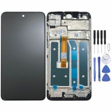 Per LG K42 Display Full LCD Unità con Telaio Touch Screen Riparazione Nero