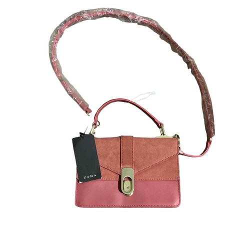 Borsa zara pelle - zara, rosa