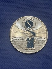 Medaglia D'argento Napoli Campione D'Italia scudetto 1986/1987 MARADona sologgi!