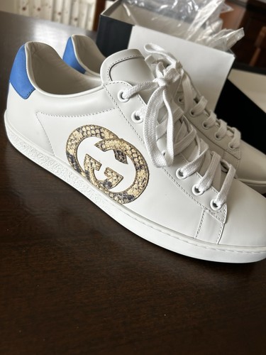 Gucci sneaker uomo - , bianche/blu