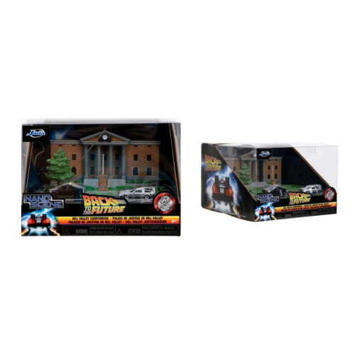 Diorama clock tower back - tower,