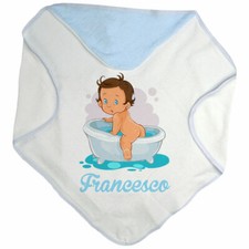 Accappatoio triangolo neonato