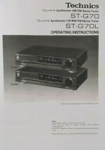 Technics g70 st g70l - technics,
