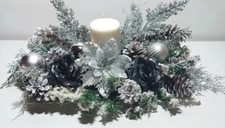 Centrotavola natalizio Argento