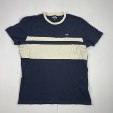 HOLLISTER T-shirt XL blu uomo