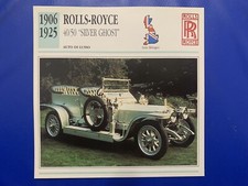 Cartolina Auto CAR Rolls-Royce 40/50 “Silver Ghost"