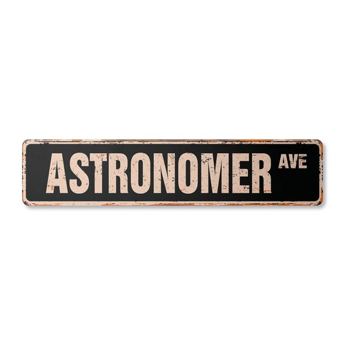 Astronomo insegna stradale - insegna,
