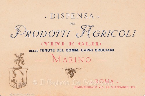 Tenute capri cruciani marino - cruciani,
