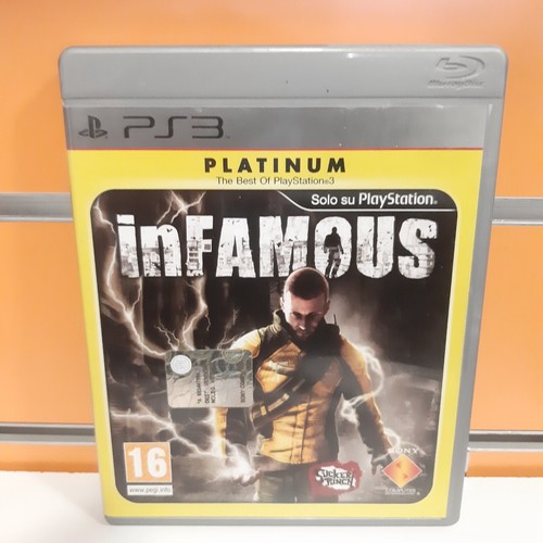 Infamous platinum ps3 usato - -,