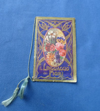 Calendarietto da barbiere 1926-"Il linguaggio dei fiori"