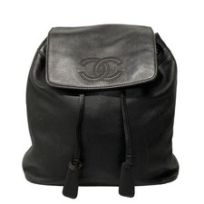 Zaino Chanel CC nero vintage