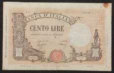 100 lire 1943 bb - lire, 15/03/1943